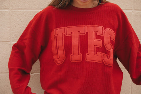 Utah Tonal Puff Corded Crew